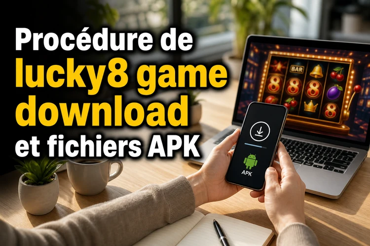Procédure de lucky8 game download et fichiers APK