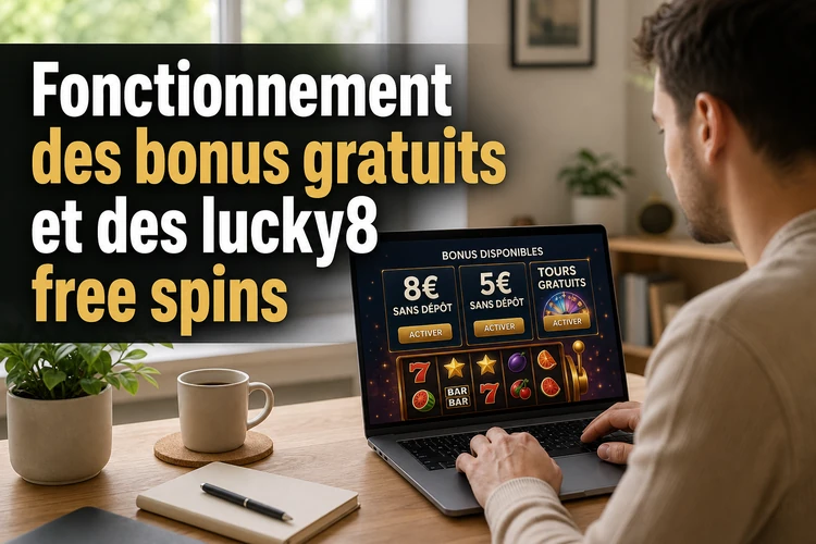 Lucky8 Bonus Sans Dépôt: Tout sur les offres 8€, 5€ et tours gratuits