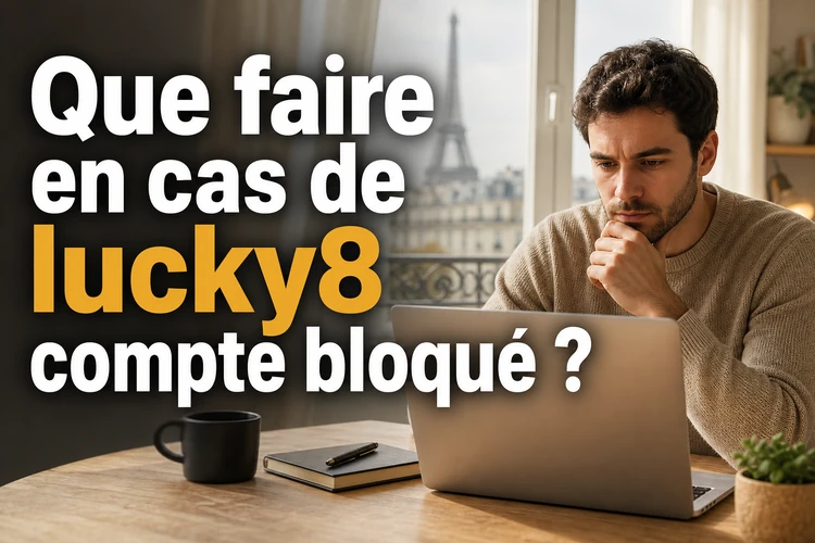 Que faire en cas de lucky8 compte bloqué?