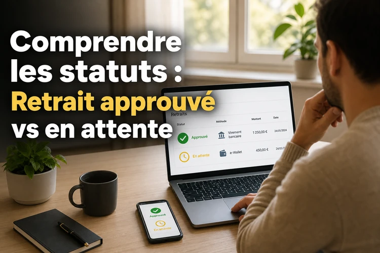Comprendre les statuts: Retrait approuvé vs en attente